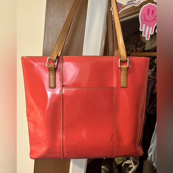 Dooney & Bourke vintage 1975 pink/orange purse - Picture 3 of 3